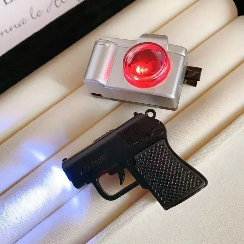 Creative Mini Camera Gun Hair Clip for Women LED Light-Up Barrettes Y2K Baddie Cyberpunk Rave Accessories Cute Hairpins Gift - Image 4
