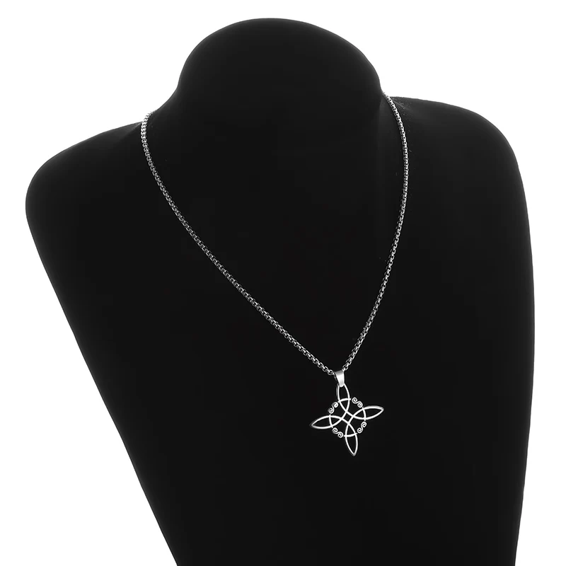 Irish Knot Witchcraft Witch's Knot Pendant Vintage Celtic Knot Amulet Necklace Men Women Protection Supernatural Jewelry - Image 5