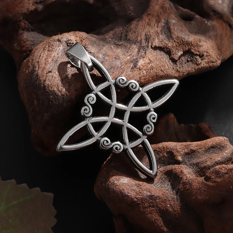 Irish Knot Witchcraft Witch's Knot Pendant Vintage Celtic Knot Amulet Necklace Men Women Protection Supernatural Jewelry - Image 4