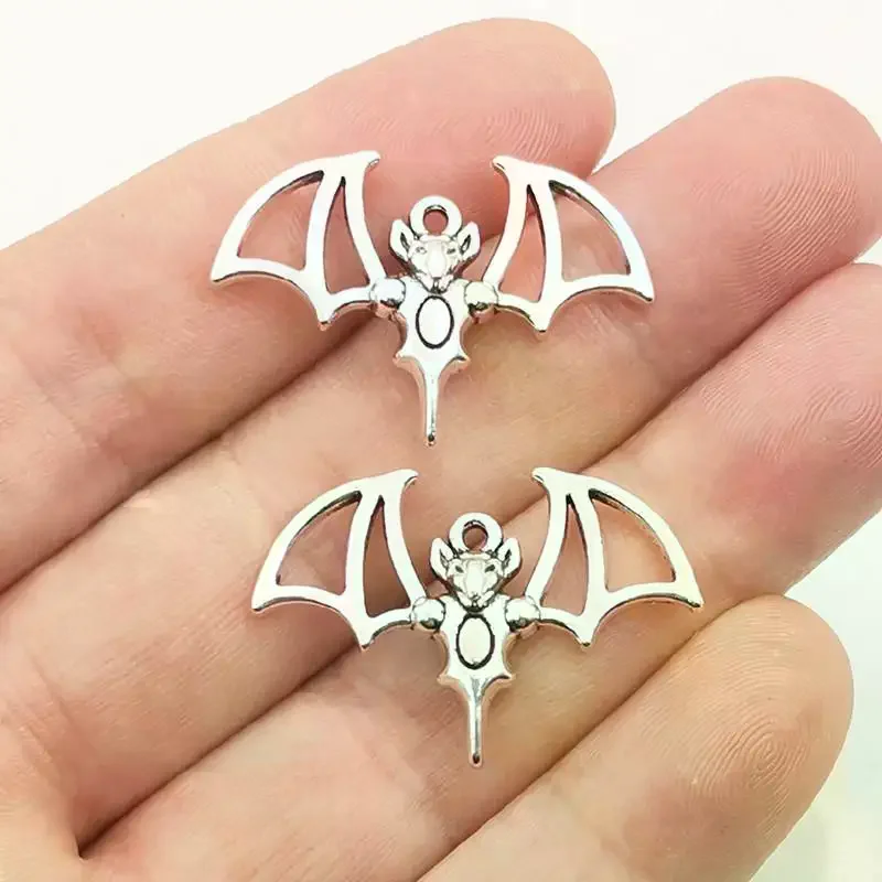 4pcs Gothic Vampire Bat Charm Retro Bat Halloween Pendant Designer Charms For Jewelry Making DIY Jewelry Findings - Image 4