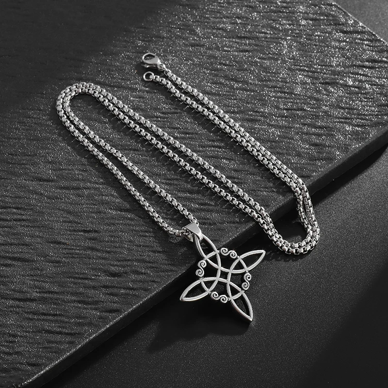 Irish Knot Witchcraft Witch's Knot Pendant Vintage Celtic Knot Amulet Necklace Men Women Protection Supernatural Jewelry - Image 6