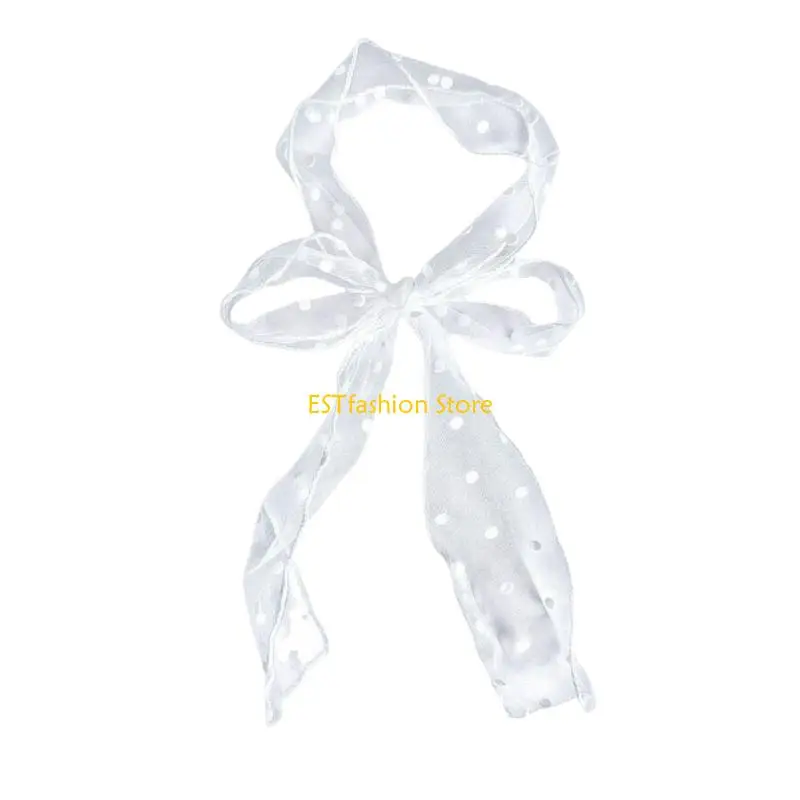 Y5GC Lace Choker Scarf for Women Chain Collar Mesh Nightclub Party Raves Costume Balletcore Trend Choker - Image 2