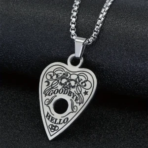 Stainless Steel Jewelry- Occult Witchcraft - Gothic Goth - Halloween Good Boy Necklace