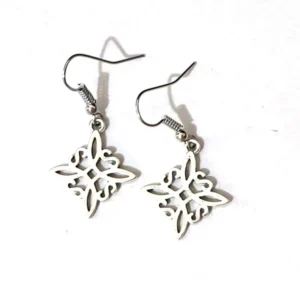 1pair Retro Witch Knot Ms. Fashion Jewelry Craft Amulet Earrings