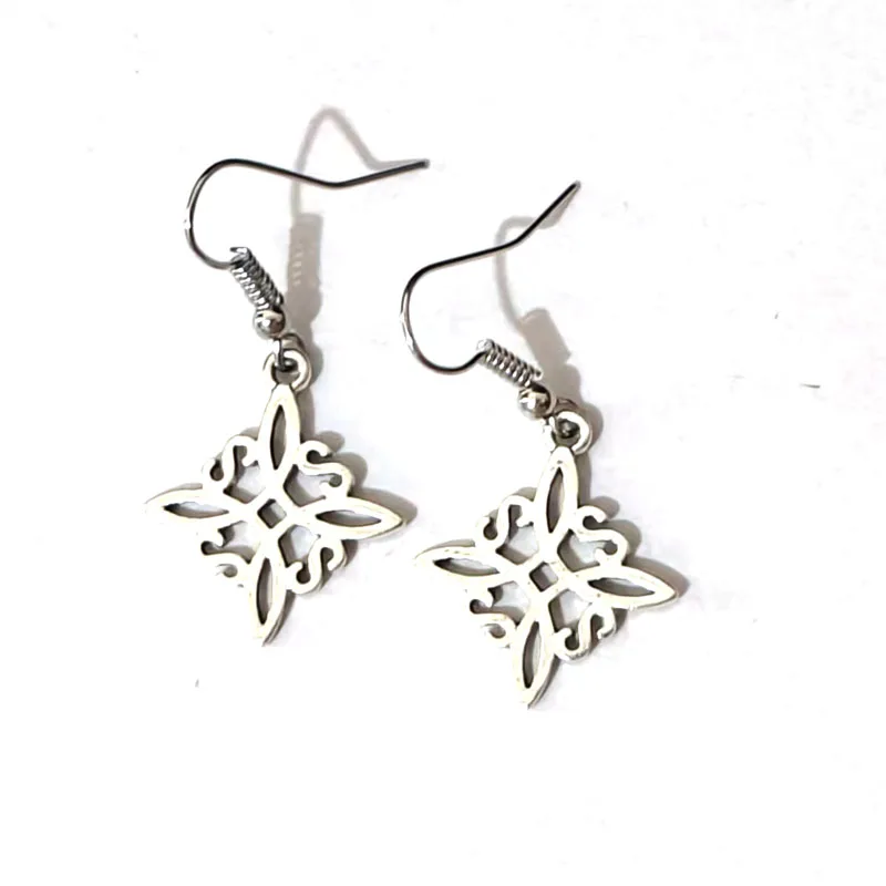 1pair Retro Witch Knot Ms. Fashion Jewelry Craft Amulet Earrings